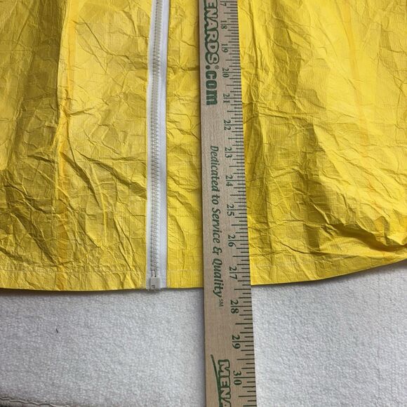 VTG 1992 JOE CAMEL Cigarettes Yellow Windbreaker Jacket Coat Size XL 90s - Picture 8 of 9